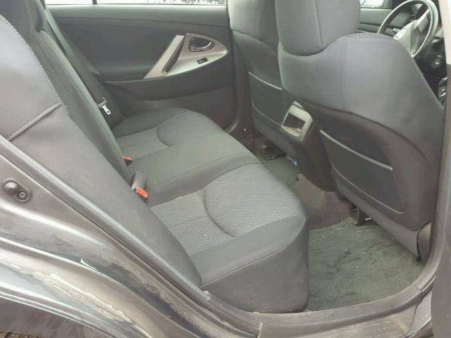 4T1BK3EK5AU116069 - 2010 TOYOTA CAMRY SE GRAY photo 6