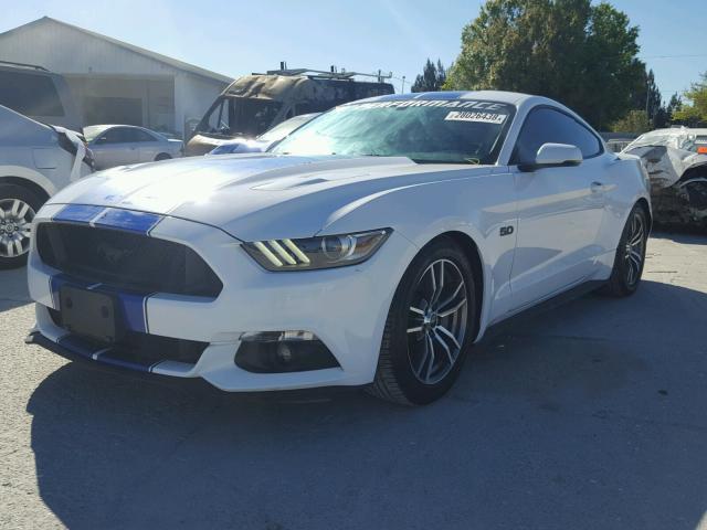 1FA6P8CF4H5235154 - 2017 FORD MUSTANG GT WHITE photo 2