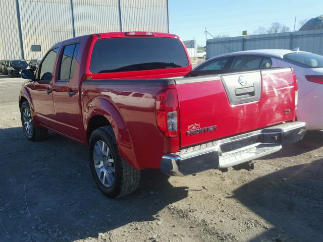 1N6AD07U49C416191 - 2009 NISSAN FRONTIER C RED photo 3