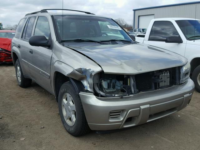 1GNDS13S322217393 - 2002 CHEVROLET TRAILBLAZE SILVER photo 1