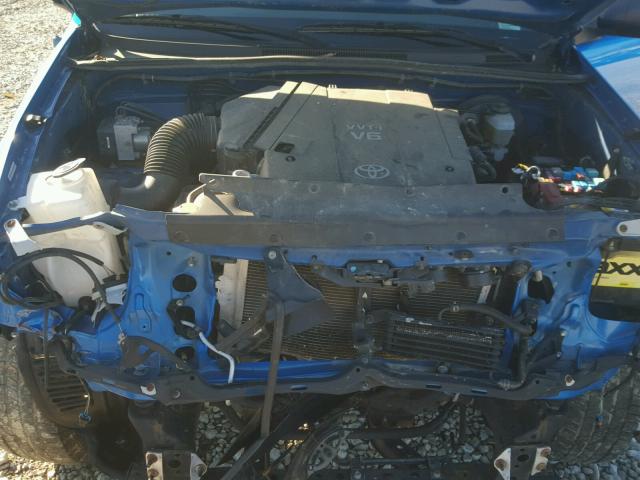 5TELU42N87Z461216 - 2007 TOYOTA TACOMA DOU BLUE photo 7