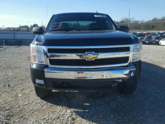 1GCEK190X8E149183 - 2008 CHEVROLET SILVERADO BLACK photo 10