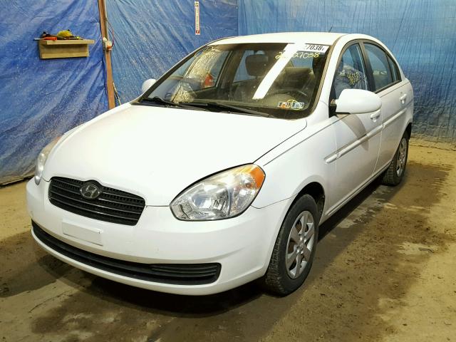 KMHCN46C49U329809 - 2009 HYUNDAI ACCENT GLS WHITE photo 2