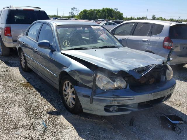 KMHWF35H24A025910 - 2004 HYUNDAI SONATA GLS TEAL photo 1