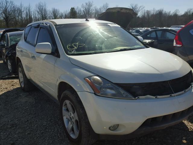 JN8AZ08W55W404729 - 2005 NISSAN MURANO SL WHITE photo 9