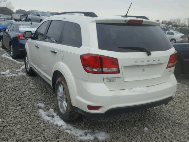 3C4PDCBB2ET121920 - 2014 DODGE JOURNEY SX WHITE photo 3