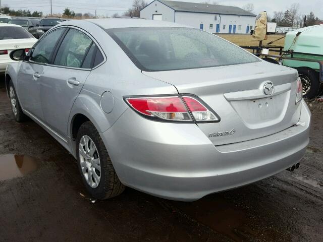 1YVHZ8BHXA5M55432 - 2010 MAZDA 6 I SILVER photo 3