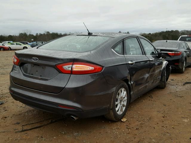 3FA6P0G74GR273564 - 2016 FORD FUSION S GRAY photo 4