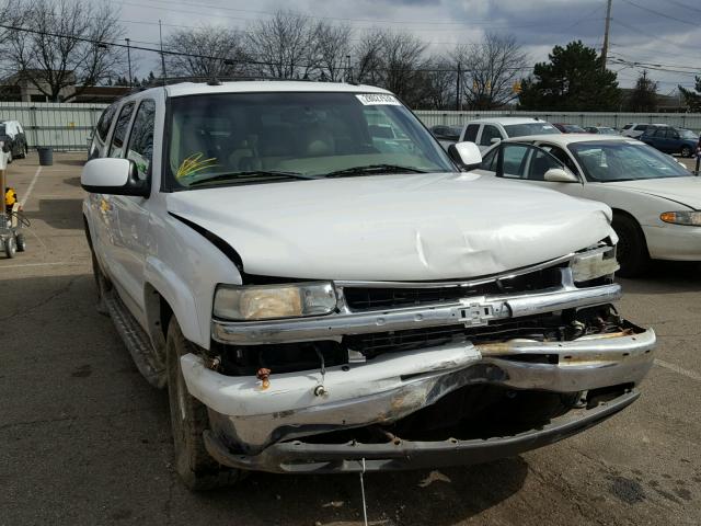 3GNFK16ZX3G184385 - 2003 CHEVROLET SUBURBAN K WHITE photo 1