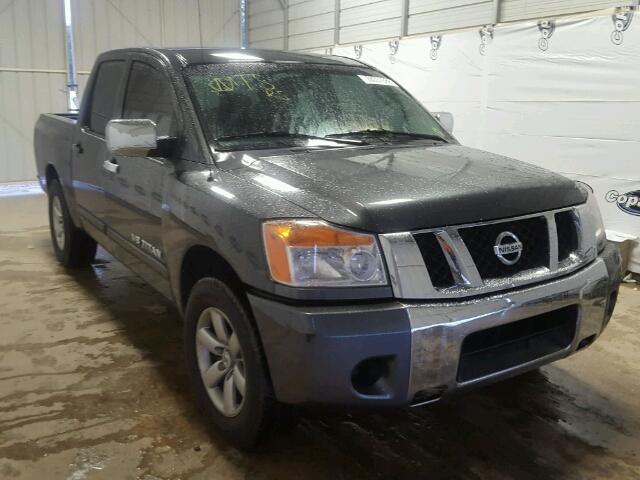 1N6AA07D39N304088 - 2009 NISSAN TITAN XE GRAY photo 1