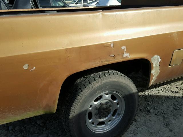 CCL349Z122222 - 1979 CHEVROLET SILVERADO BROWN photo 10