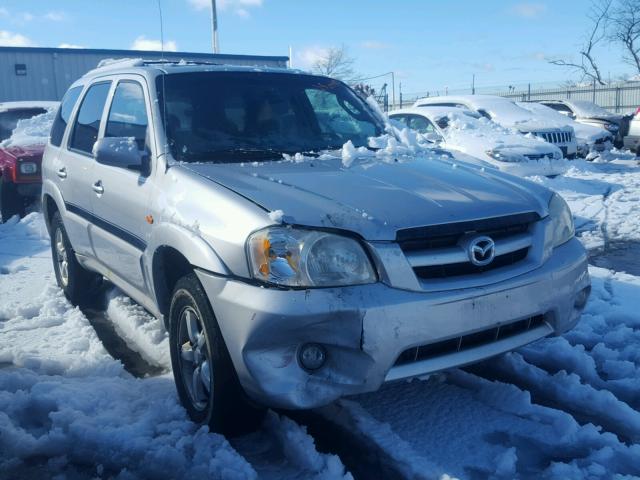 4F2CZ94115KM01336 - 2005 MAZDA TRIBUTE S SILVER photo 1