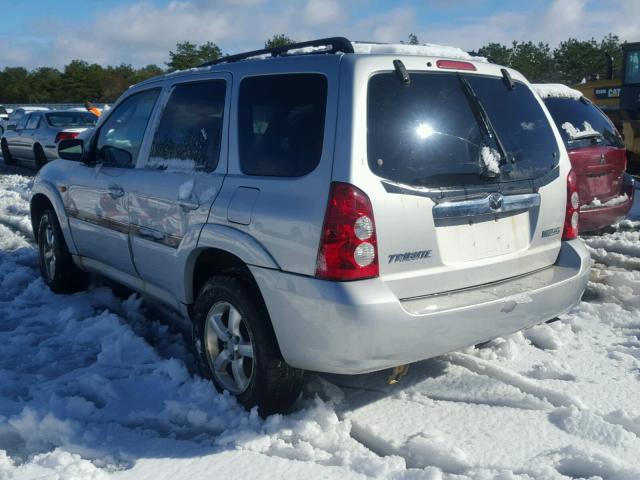 4F2CZ94115KM01336 - 2005 MAZDA TRIBUTE S SILVER photo 3