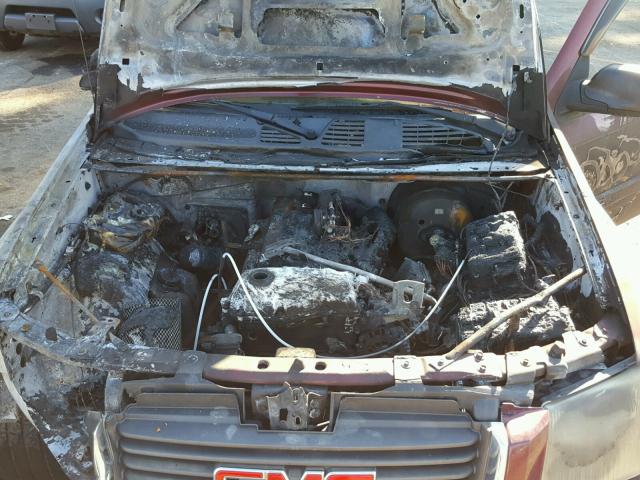 1GKET16S336209590 - 2003 GMC ENVOY XL MAROON photo 7