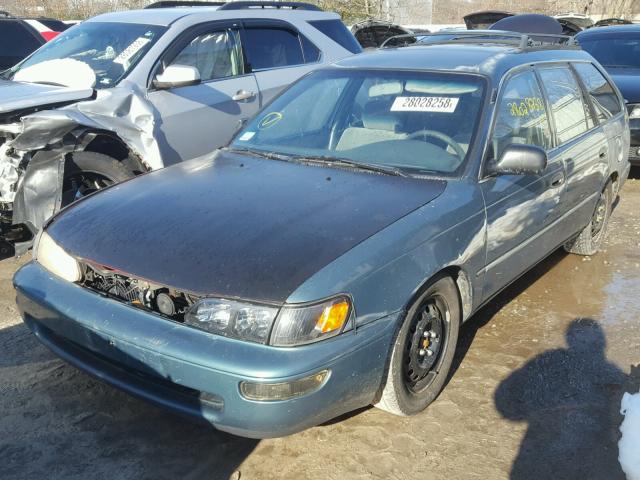 JT2AE09V2S0092258 - 1995 TOYOTA COROLLA BA GREEN photo 2