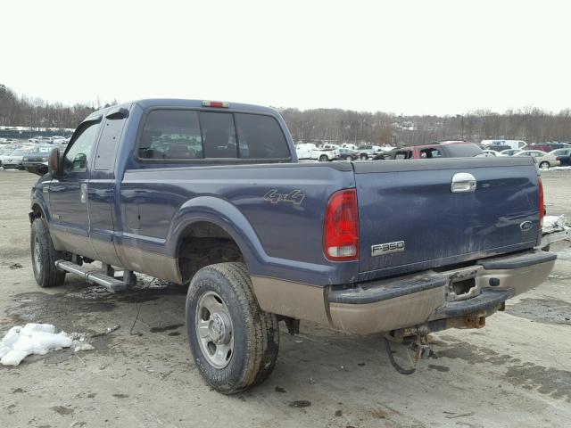 1FTSX31PX5ED30370 - 2005 FORD F350 SRW S BLUE photo 3