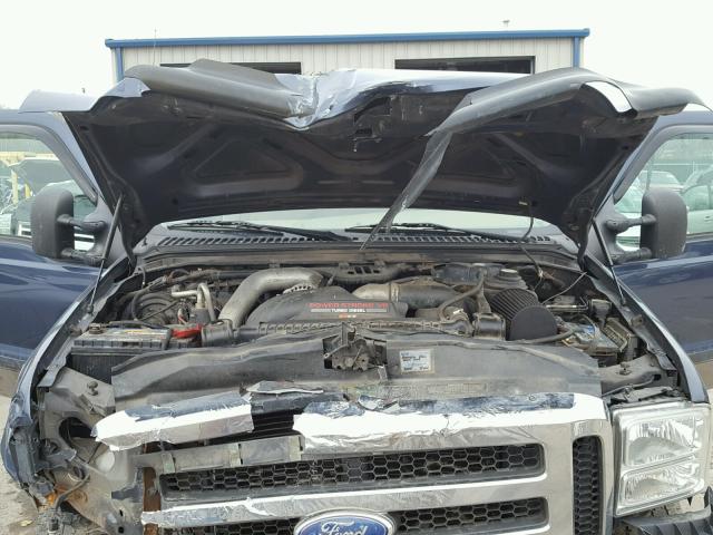 1FTSX31PX5ED30370 - 2005 FORD F350 SRW S BLUE photo 7