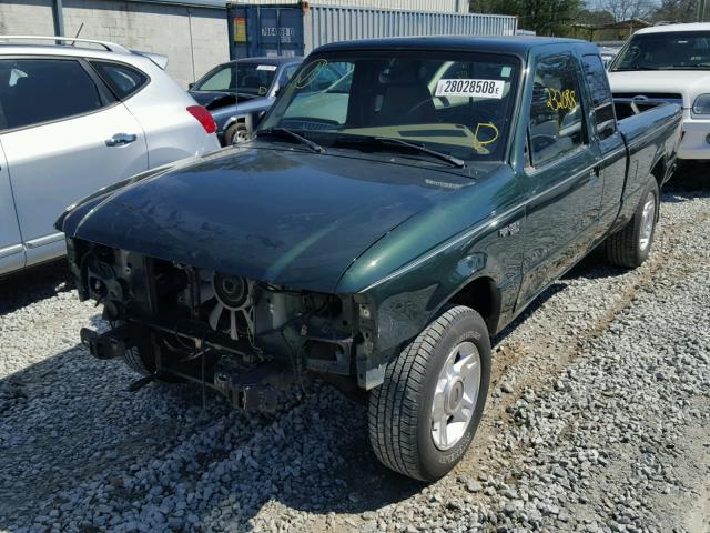 1FTYR44E62PB32924 - 2002 FORD RANGER SUP GREEN photo 2