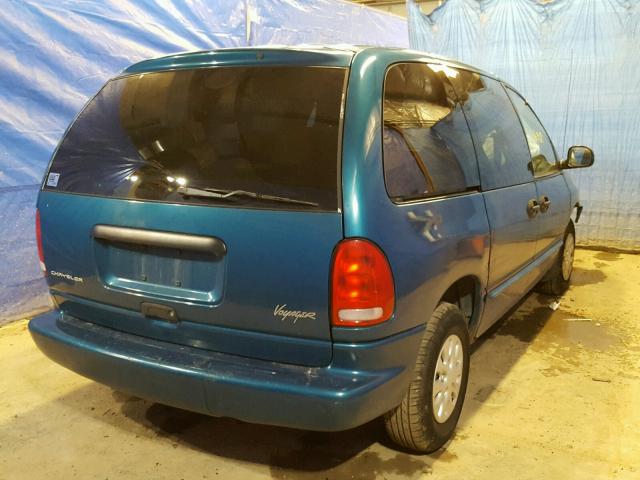 2C4GJ25G2YR878396 - 2000 CHRYSLER VOYAGER GREEN photo 4