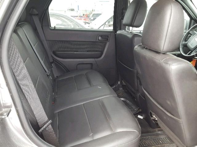 1FMCU0D74AKC92312 - 2010 FORD ESCAPE XLT GRAY photo 6