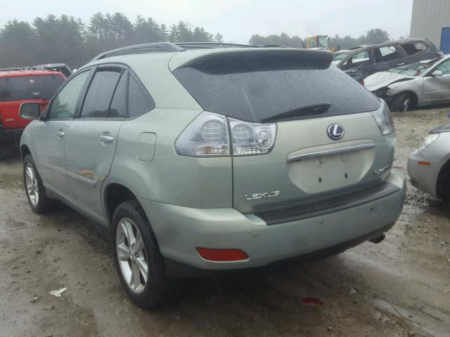 JTJHW31U082068316 - 2008 LEXUS RX 400H SILVER photo 3