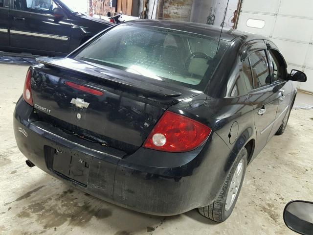 1G1AZ52F757518459 - 2005 CHEVROLET COBALT LT BLACK photo 4