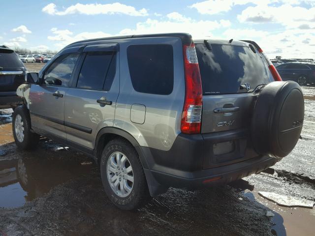 JHLRD78865C011012 - 2005 HONDA CR-V EX GRAY photo 3