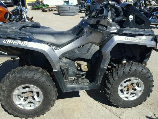 3JBLKXP19DJ000648 - 2013 CAN-AM OUTLANDER GRAY photo 9