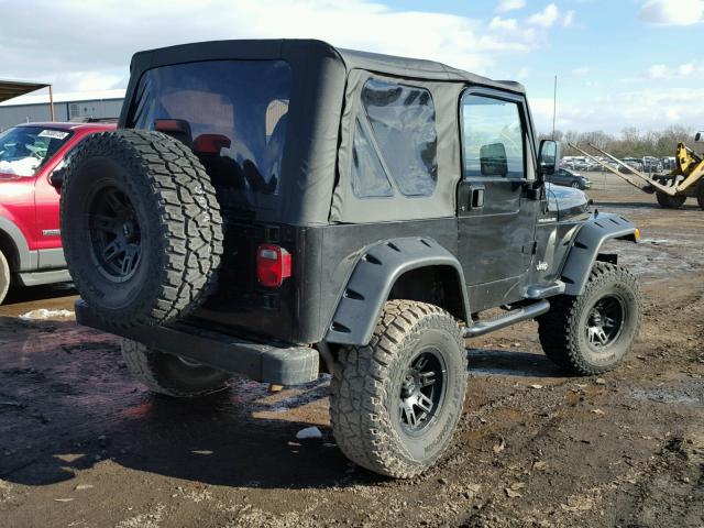 1J4FA29P7YP708925 - 2000 JEEP WRANGLER / BLACK photo 4