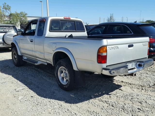 4TASN92N8YZ623540 - 2000 TOYOTA TACOMA XTR SILVER photo 3