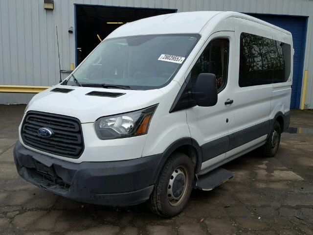 1FTNE1CM5FKB18361 - 2015 FORD TRANSIT T- WHITE photo 2