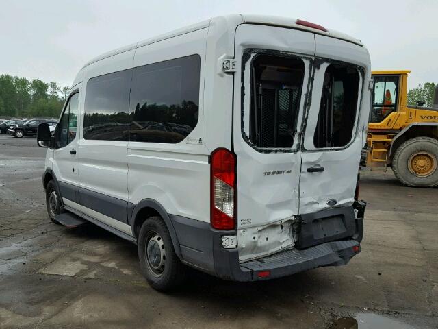 1FTNE1CM5FKB18361 - 2015 FORD TRANSIT T- WHITE photo 3