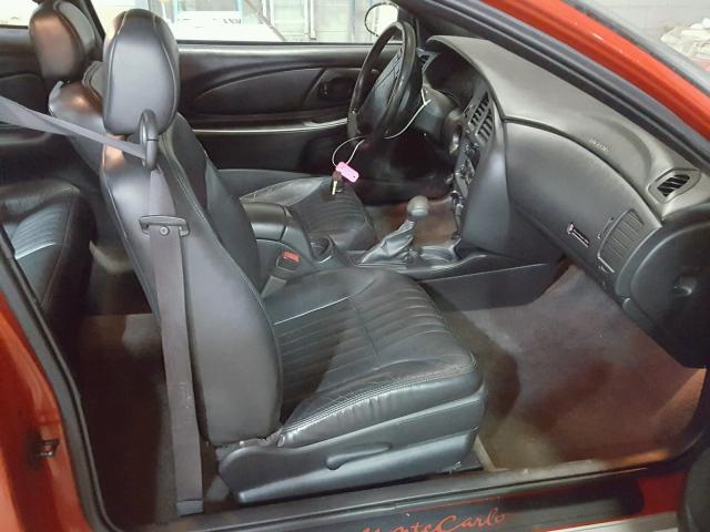 2G1WZ121049208573 - 2004 CHEVROLET MONTE CARL RED photo 5