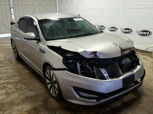 5XXGR4A66DG209827 - 2013 KIA OPTIMA SX SILVER photo 1