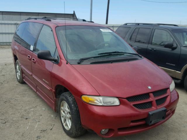 2B4GP44R2XR398545 - 1999 DODGE GRAND CARA RED photo 1