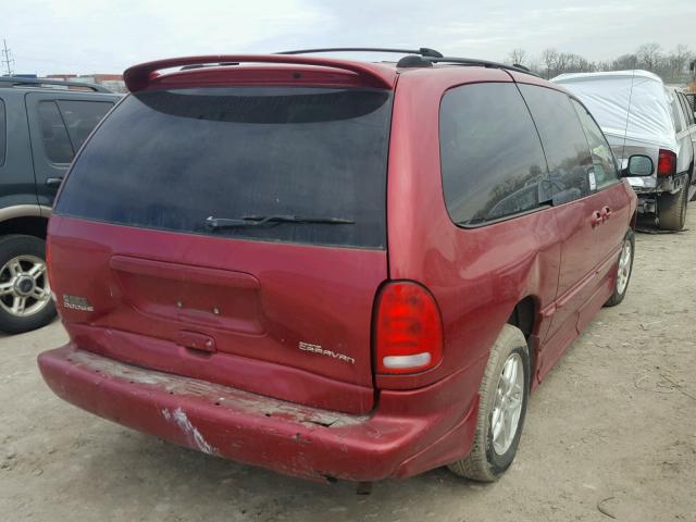 2B4GP44R2XR398545 - 1999 DODGE GRAND CARA RED photo 4