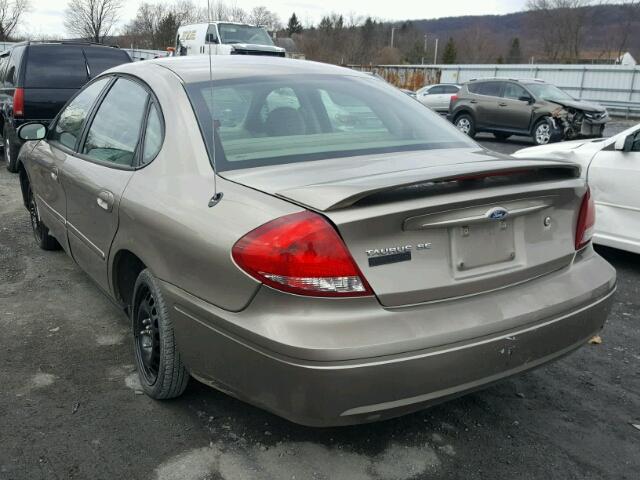 1FAFP53U24G136215 - 2004 FORD TAURUS SE TAN photo 3