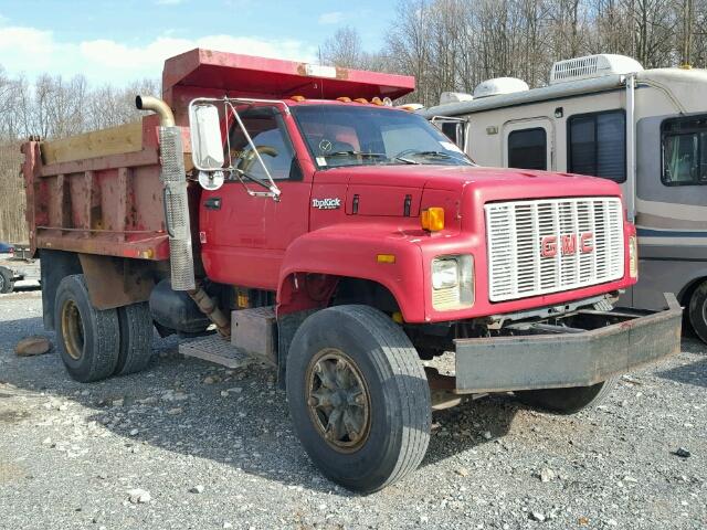 1GDP7H1J3NJ524336 - 1992 GMC TOPKICK C7 RED photo 1