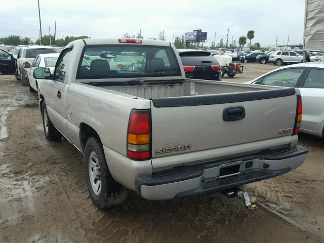 1GTEC14XX6Z139132 - 2006 GMC NEW SIERRA GRAY photo 3