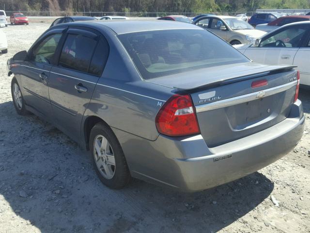 1G1ZT54855F251797 - 2005 CHEVROLET MALIBU LS ნაცრისფერი ფოტო 3