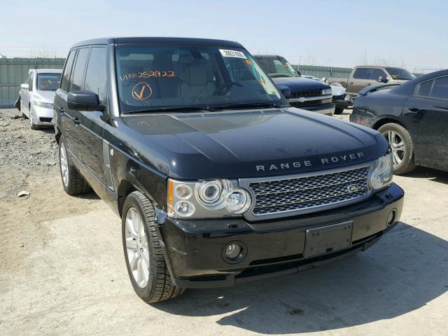 SALMF13487A252922 - 2007 LAND ROVER RANGE ROVE BLACK photo 1