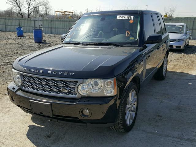 SALMF13487A252922 - 2007 LAND ROVER RANGE ROVE BLACK photo 2