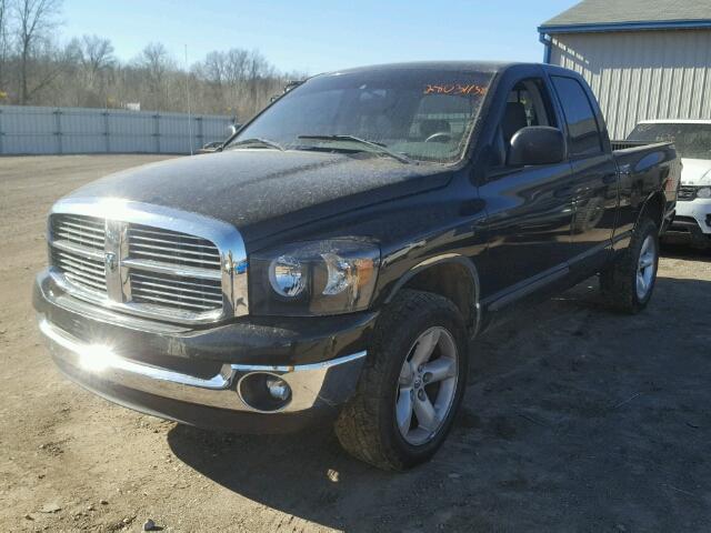 1D7HU18P87S158914 - 2007 DODGE RAM 1500 S BLACK photo 2