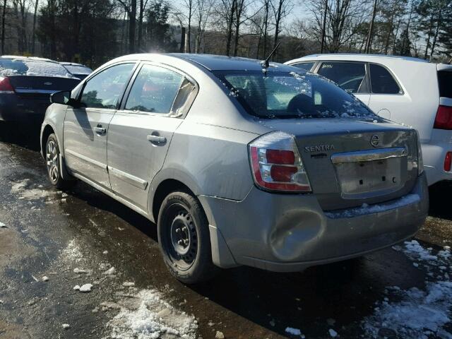 3N1AB6AP3AL613251 - 2010 NISSAN SENTRA 2.0 GRAY photo 3