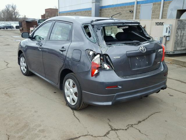 2T1LE40E69C002033 - 2009 TOYOTA COROLLA MA GRAY photo 3