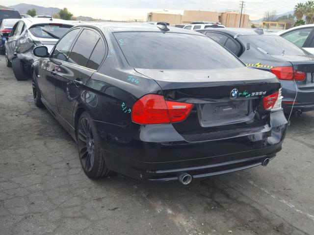 WBAPN7C52BA948099 - 2011 BMW 335 D BLACK photo 3