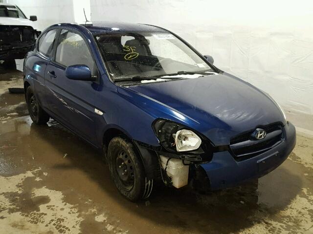 KMHCM3AC6BU201212 - 2011 HYUNDAI ACCENT GL BLUE photo 1