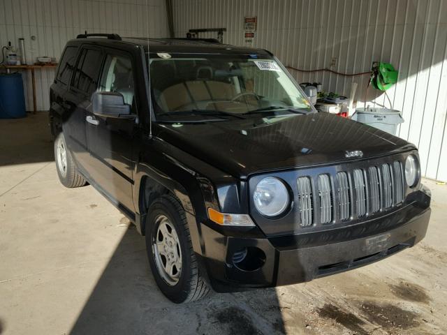 1J8FF28W18D531749 - 2008 JEEP PATRIOT SP BLACK photo 1