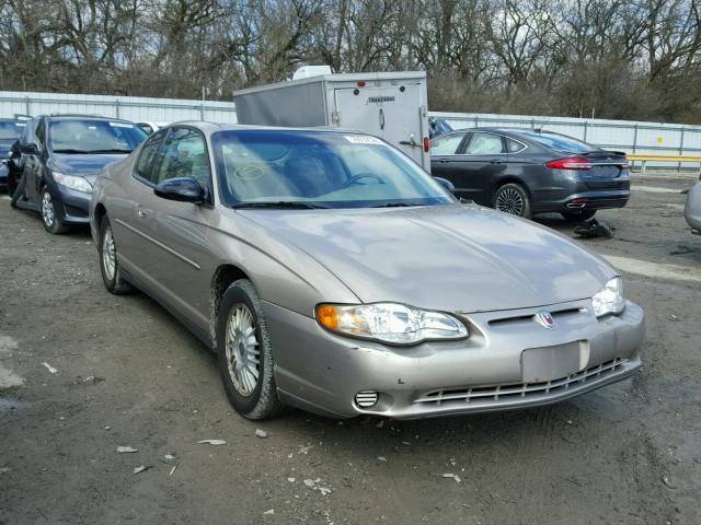 2G1WW12E829296491 - 2002 CHEVROLET MONTE CARL BEIGE photo 1