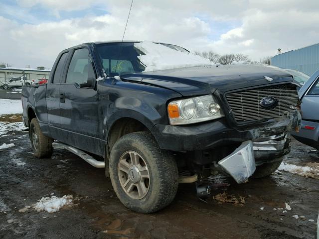 1FTPX14586NB27435 - 2006 FORD F150 BLACK photo 1